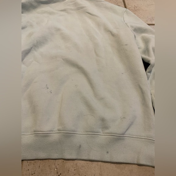 💜 H&M SpongeBob Squidward Embroidered Hoodie Regular Fit Light Mint Green Small - Picture 7 of 7